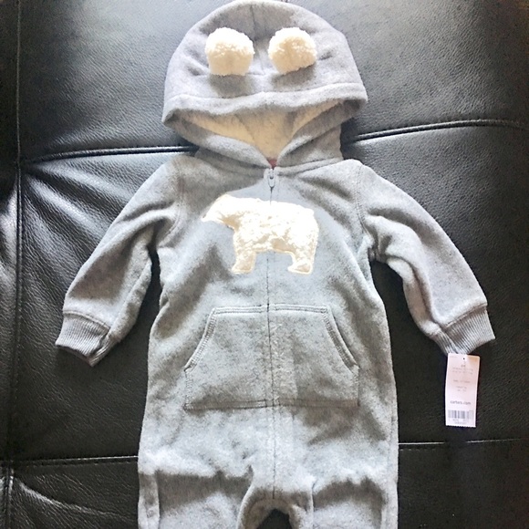 baby hooded romper